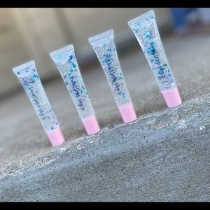 Homemade birthday cake lip gloss
